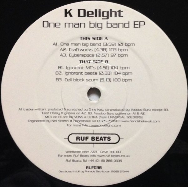 画像1: K DELIGHT / ONE MAN BIG BAND EP (1)