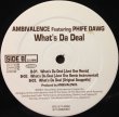 画像2: AMBIVALENCE / WHAT'S DA DEAL (2)