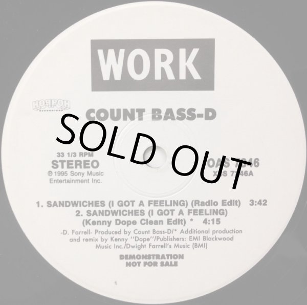 画像1: COUNT BASS D / SANDWICHES (PROMO) (1)