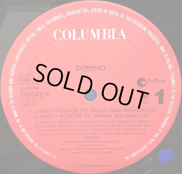 画像2: DOMINO / SWEET POTATOE PIE (HOLLAND) (2)