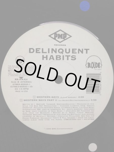 画像2: DELINQUENT HABITS / WESTERN WAYS (2)