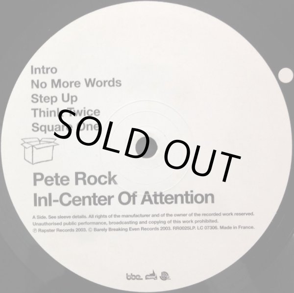 画像2: INI / CENTER OF ATTENTION (PETE ROCK HIP HOP UNDEREGROUND SOUL CLASSICS) (2)