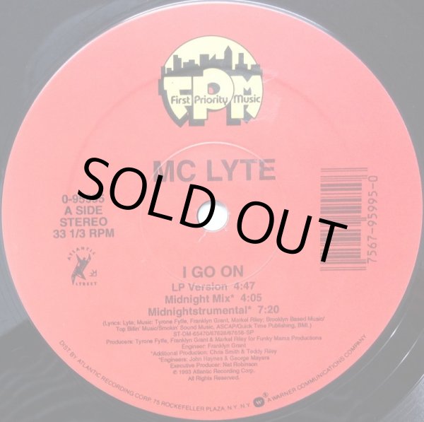 画像1: MC LYTE / I GO ON (1)