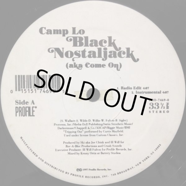 画像2: CAMP LO / BLACK NOSTALJACK (AKA COME ON) (2)