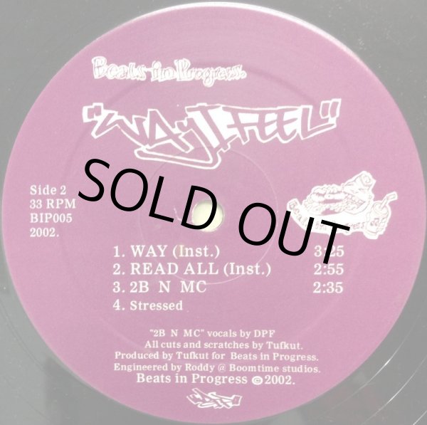 画像2: BEATS IN PROGRESS / WAY I FEEL (2)