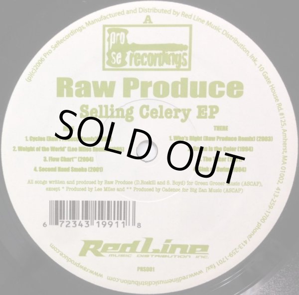 画像1: RAW PRODUCE / SELLING CELERY EP (1)