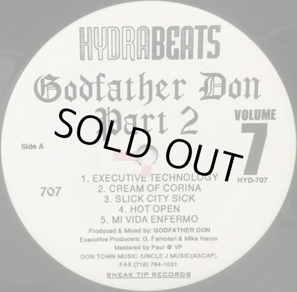 画像2: GODFATHER DON / HYDRA BEATS VOLUME 7 (2)
