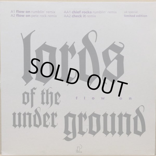 画像1: LORDS OF THE UNDERGROUND / FLOW ON (UK) (1)