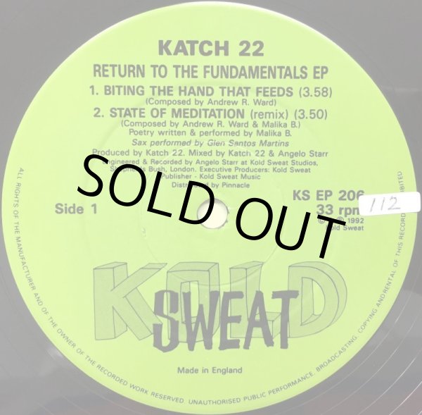 画像2: KATCH 22 / RETURN TO THE FUNDAMENTALS E.P. (2)