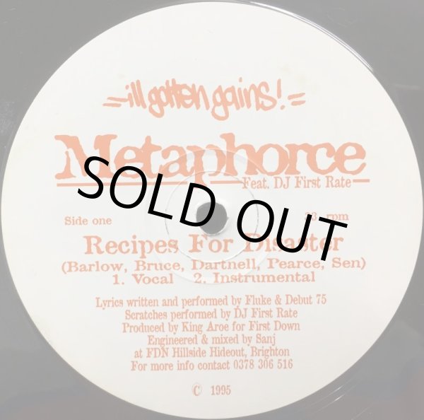 画像2: METAPHORCE / RECIPES FOR DISASTER (2)