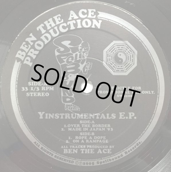 画像1: BEN THE ACE / YINSTRUMENTALS E.P. (1)