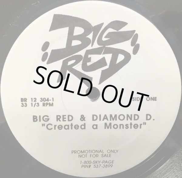 画像1: BIG RED & DIAMOND D. / CREATED A MONSTER (RE) (1)