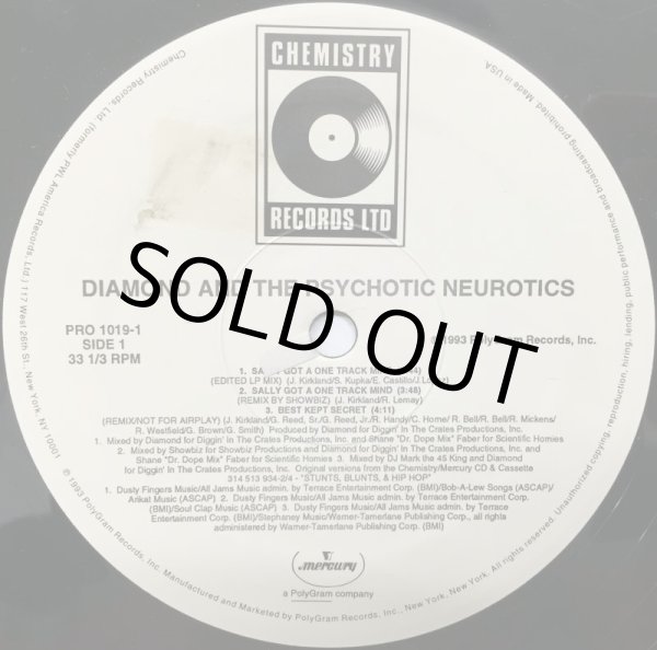 画像2: DIAMOND AND THE PSYCHOTIC NEUROTICS / SALLY GOT A ONE TRACK MIND (PROMO) (2)
