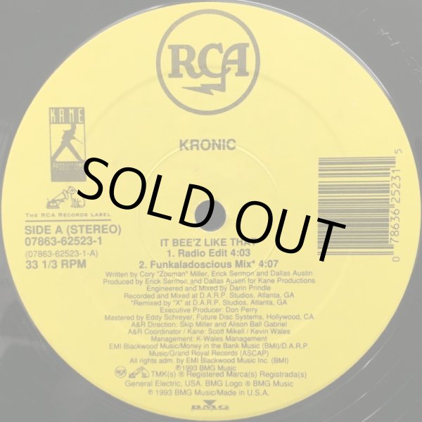 画像2: KRONIC / IT BEE'Z LIKE THAT (2)