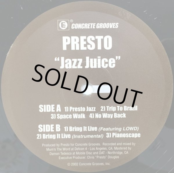 画像1: PRESTO / JAZZ JUICE (1)