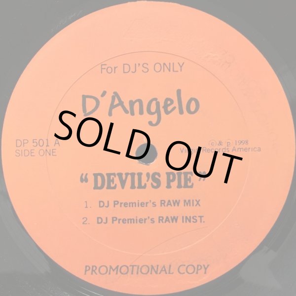 画像1: D'ANGELO / DEVIL'S PIE (BOOTLEG) (1)