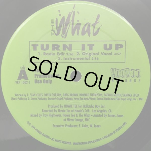 画像1: WHAT, THE / TURN IT UP (1)