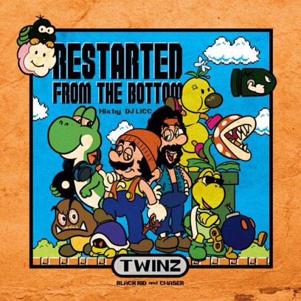 画像1: TWINZ / RESTARTED FROM THE BOTTOM mixd by DJ LICC (1)