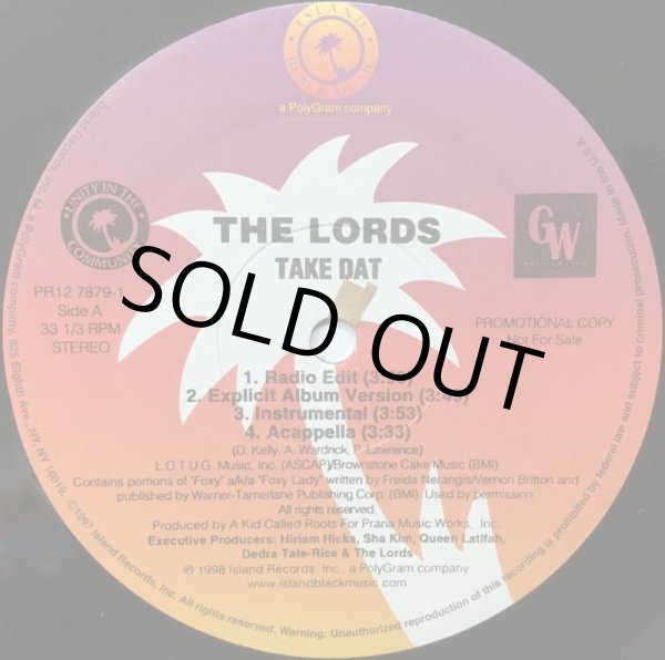 画像1: LORDS, THE / TAKE DAT (1)
