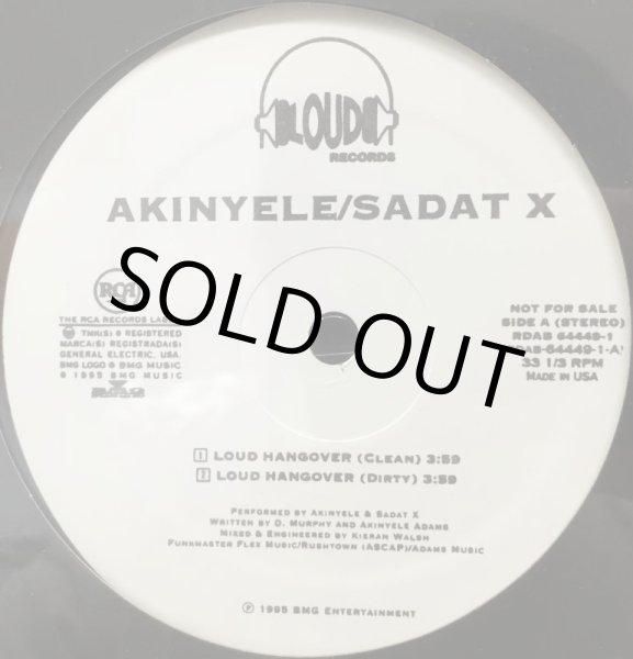 画像1: AKINYELE・SADAT X / LOUD HANGOVER (RE) (1)