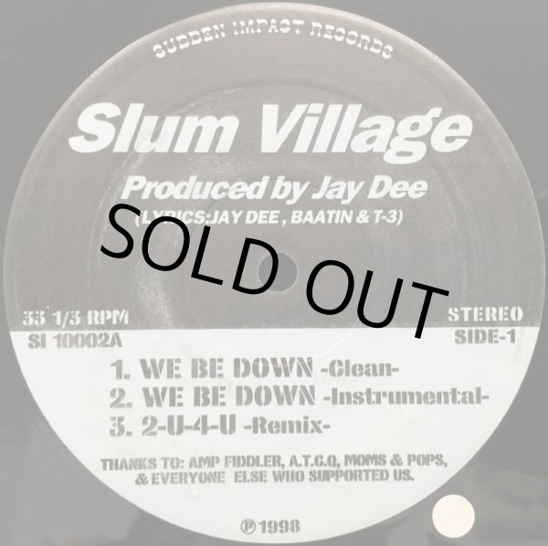 画像2: SLUM VILLAGE / WE BE DOWN (2)
