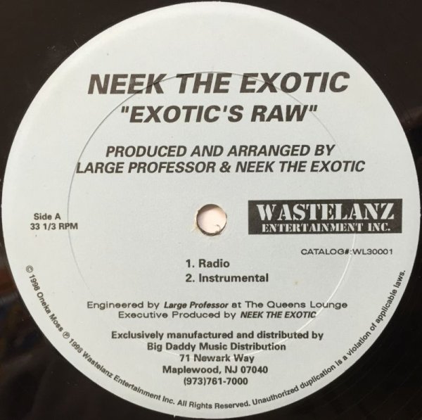 画像1: NEEK THE EXOTIC / EXOTIC'S RAW (1)
