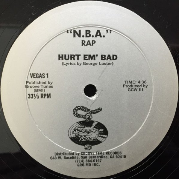 画像1: HURT EM' BAD / "N.B.A." RAP (2nd PRESS) (1)