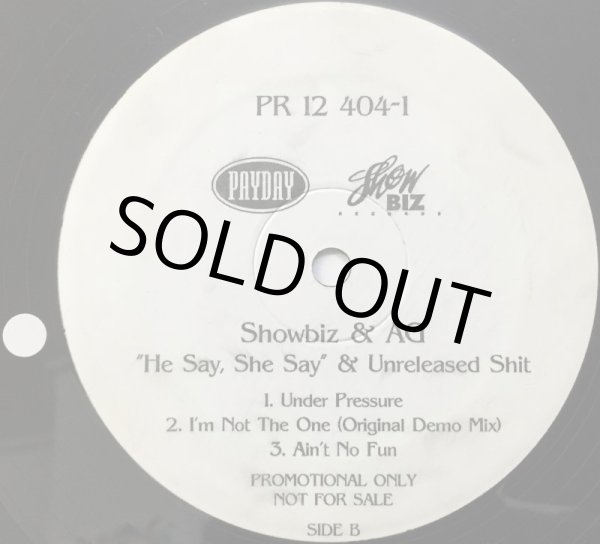 画像2: SHOWBIZ & A.G. / HE SAY, SHE SAY & UNRELEASED SHIT (BOOT) (2)