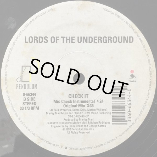 画像3: LORDS OF THE UNDERGROUND / CHECK IT (3)