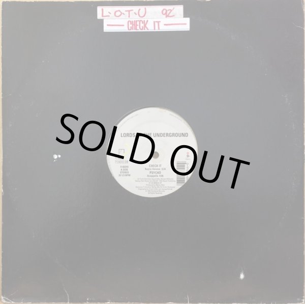 画像4: LORDS OF THE UNDERGROUND / CHECK IT (4)