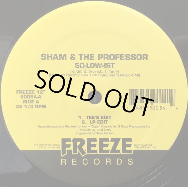 画像2: SHAM & THE PROFESSOR / SO-LOW-IST (2)