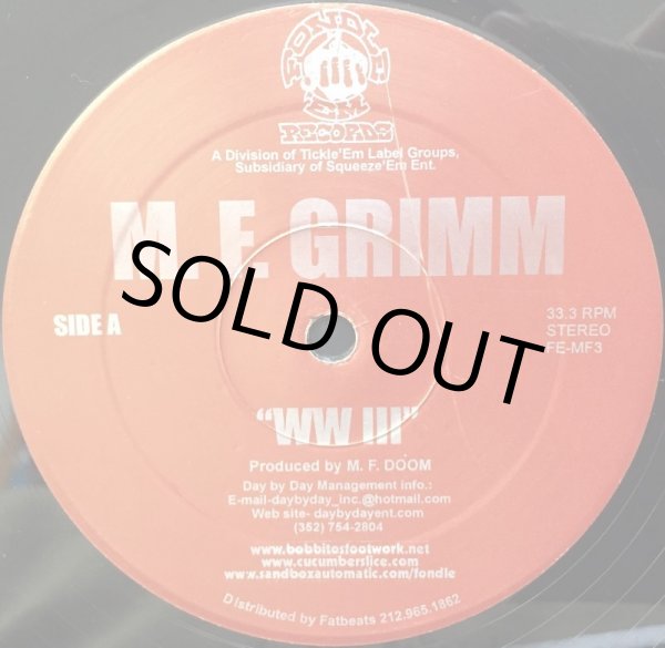 画像1: M.F. GRIMM / WW III (1)