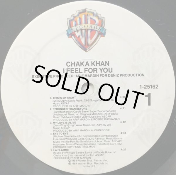 画像2: CHAKA KHAN / I FEEL FOR YOU (2)