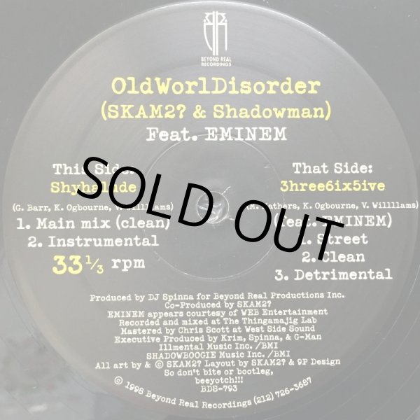 画像1: OLD WORLD DISORDER / SHYHALDE (1)