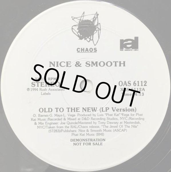 画像1: NICE & SMOOTH / OLD TO THE NEW (PROMO) (1)