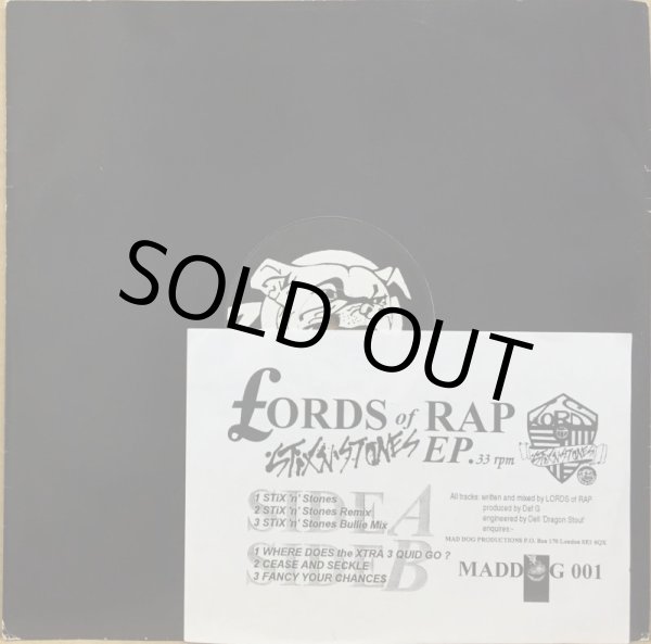 画像1: LORDS OF RAP / STIX 'N' STONES EP (1)