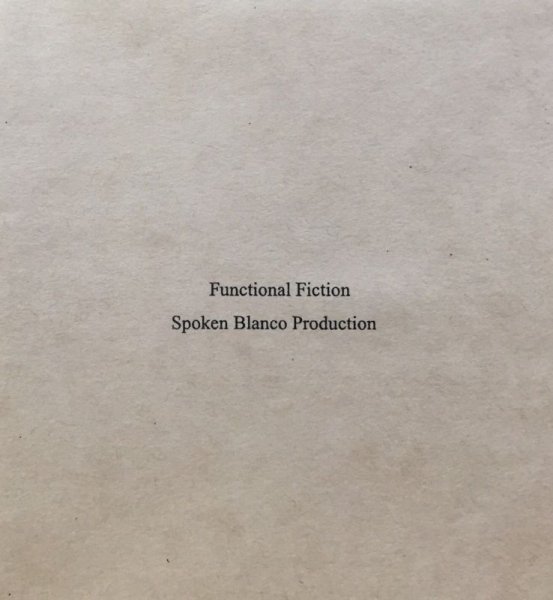 画像1: SPOKEN BLANCO PRODUCTION / FUNCTIONAL FICTION (1)