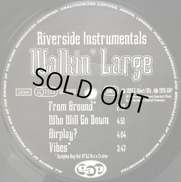 画像1: WALKIN' LARGE / RIVERSIDE INSTRUMENTALS (2) (1)