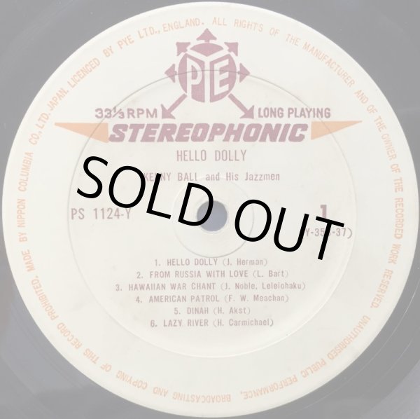 画像2: KENNY BALL AND HIS JAZZMEN / HELLO DOLLY (JPN) (2)