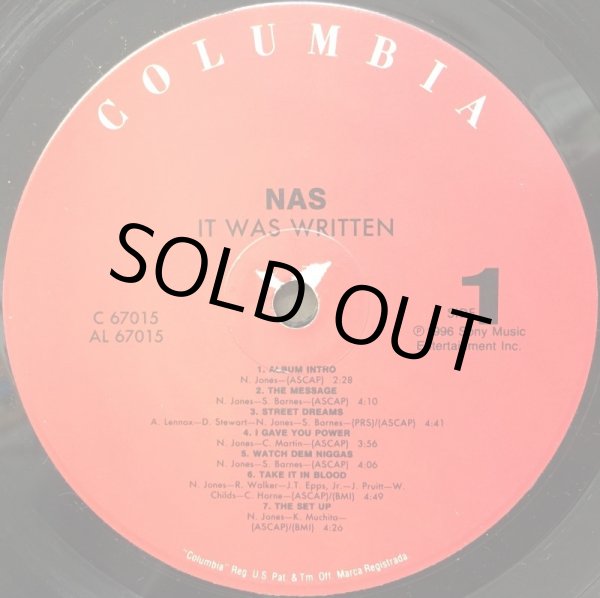 画像2: NAS / IT WAS WRITTEN (2)