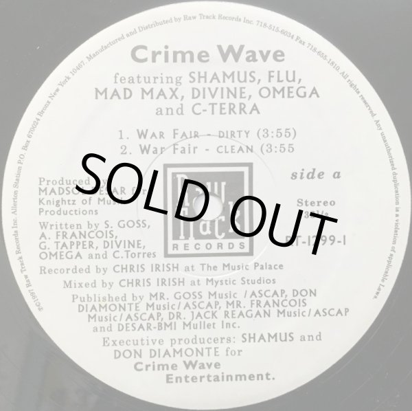 画像2: CRIME WAVE / WAR FAIR (2)