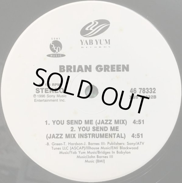 画像2: BRIAN GREEN / YOU SEND ME (2)