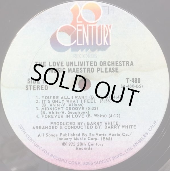 画像2: LOVE UNLIMITED ORCHESTRA / MUSIC MASTER PLEASE (2)