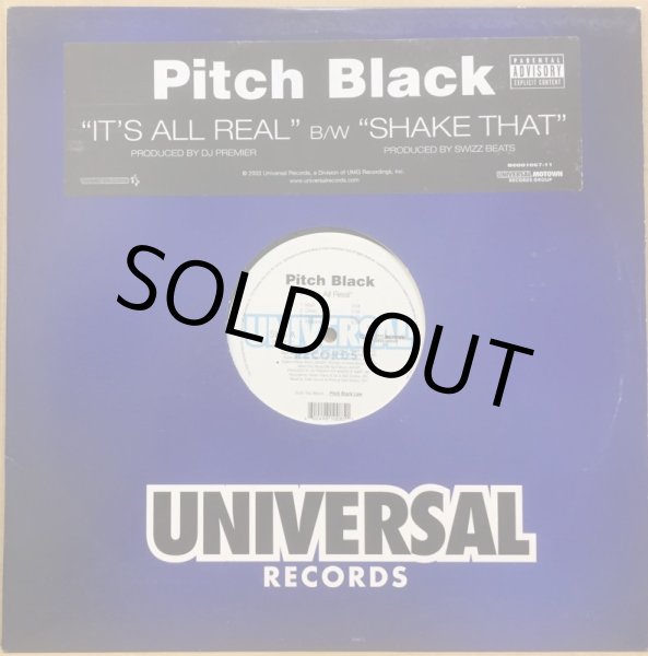 画像1: PITCH BLACK / IT'S ALL REAL (1)