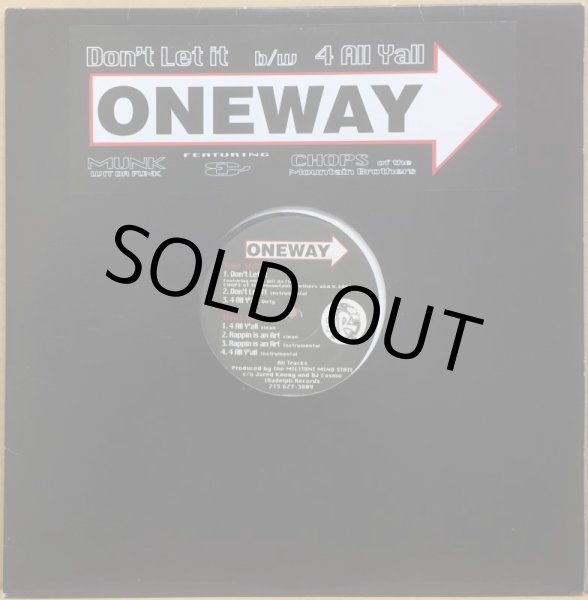 画像1: ONEWAY / DON'T LET IT (1)