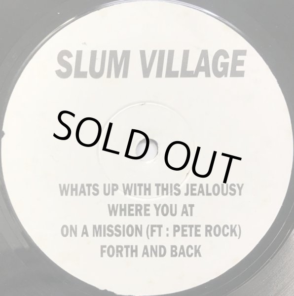 画像1: SLUM VILLAGE / WHATS UP WITH THIS JEALOUSY (BOOTLEG) (1)