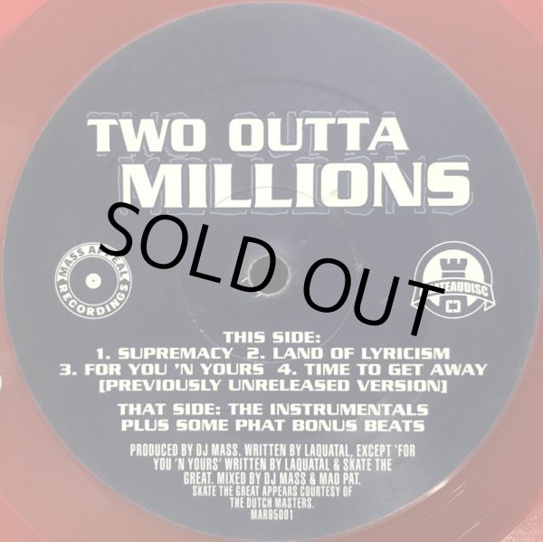 画像1: TWO OUTTA MILLIONS / FOR YOU N' YOURS EP (RE) (1)