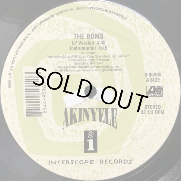 画像1: AKINYELE / THE BOMB (1)
