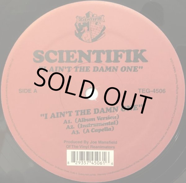 画像1: SCIENTIFIK / I AIN'T THE DAMN ONE (1)