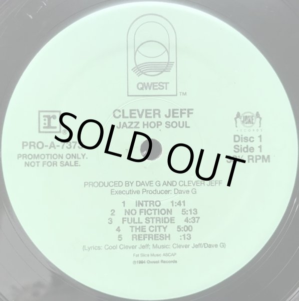 画像1: CLEVER JEFF / JAZZ HOP SOUL (1)